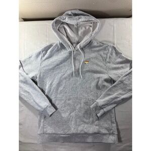 Parade Womens Gray Hoodie Sweatshirt Rainbow Logo Pocket Pullover Size‎ M